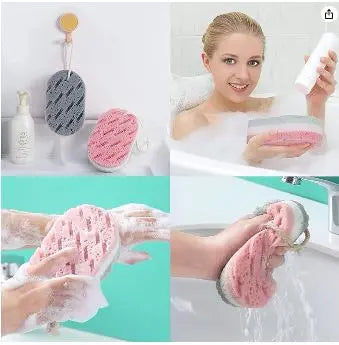 Bath Sponges Soft Bath Scrubber for Men Women Kids Body Cleaning Murukali.com