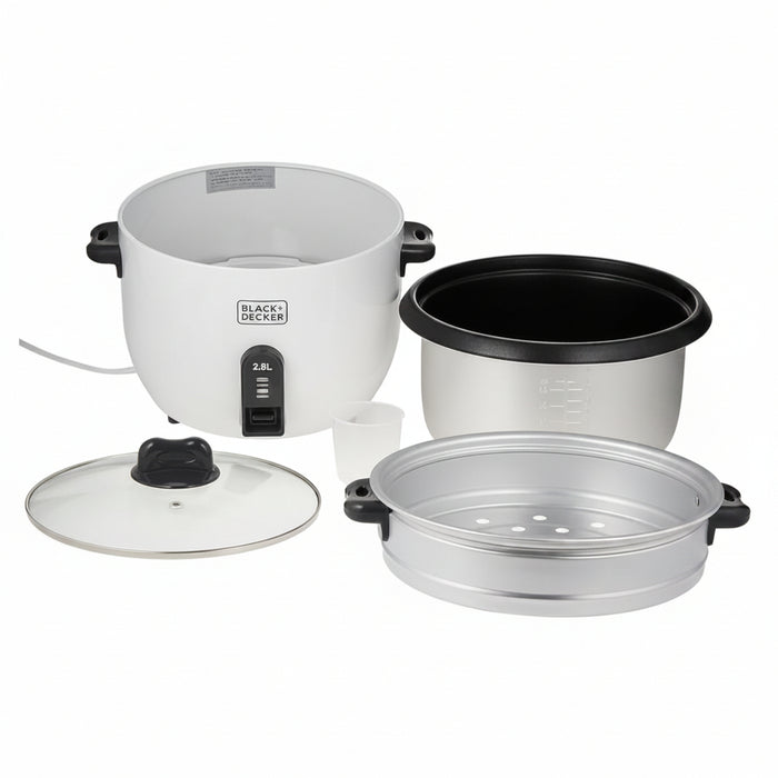 BLACK & DECKER Rice Cooker RC2850 1100W 2.8 L Key features