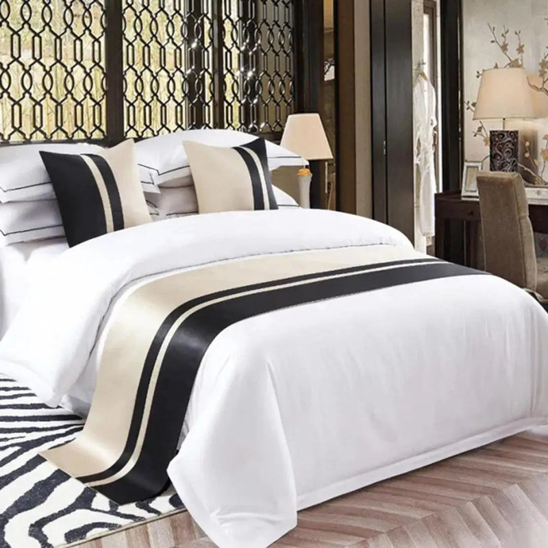 Bed runners with matching pillowcases Murukali.com