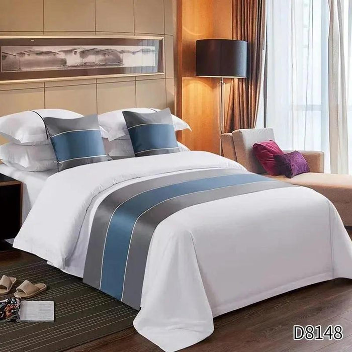 Bed runners with matching pillowcases Murukali.com