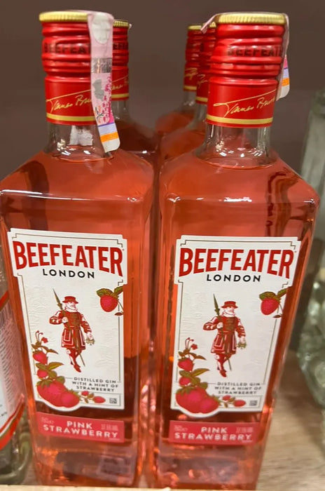 Beefeater Pink Strawberry Gin - 700ml Premium London Gin (37.5% ABV) Murukali.com