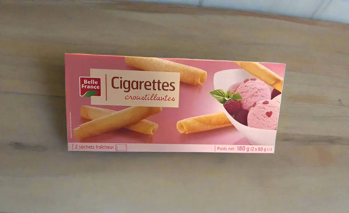 Belle France Cigarettes Croustillantes Biscuit 180g - Murukali.com Belle France Cigarettes Croustillantes Biscuit 180g - Murukali.com