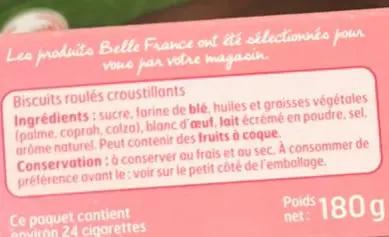 Belle France Cigarettes Croustillantes Biscuit 180g Murukali.com