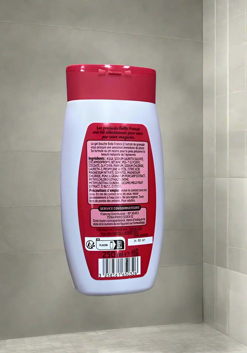 Belle France Gel douche à la Grenade Fruité 250ml Murukali.com