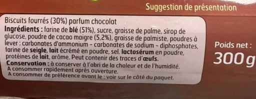 Belle France Goûters Fourrés parfum Chocolat 300g Murukali.com
