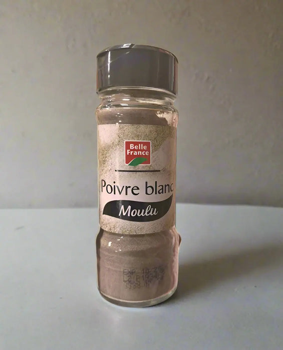 Belle France Poivre Blanc Moulu  Ground White Pepper 50g Murukali.com