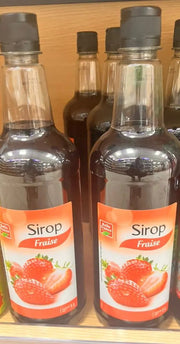 Belle France Sirop Fraise Strawberry Syrup 1L Murukali.com