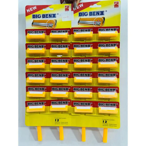 Big Ben II Disposable Shaving Razors – Set of 12pcs Murukali.com