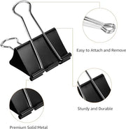 Binder Paper Clips 12pcs 55MM murukali.com