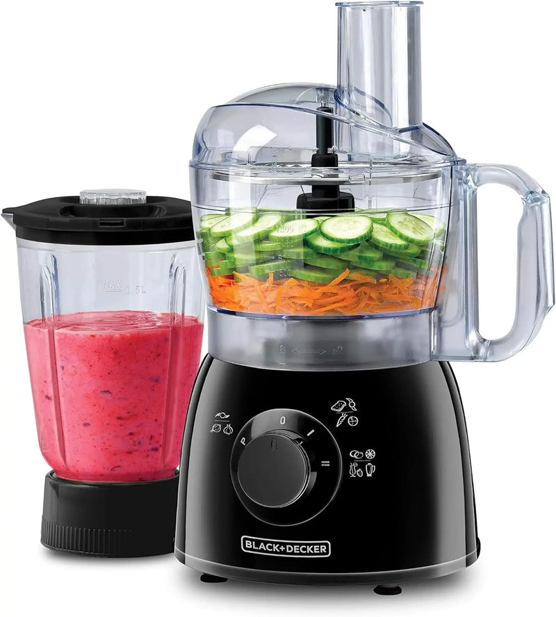 Black  Decker Kitchen Robot Deluxe – 400 W Blender + Mincer + Grinder 1.5L Murukali.com