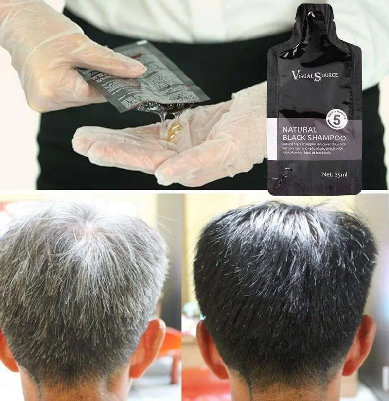Black Hair Shampoo 25ml murukali.com