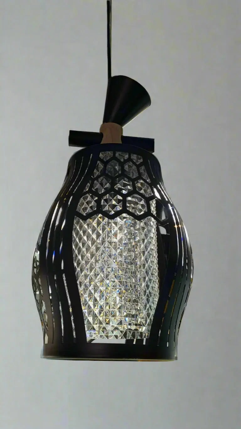 Black Light Fixture Vase Shape with Durable Plastic Frame murukali.com