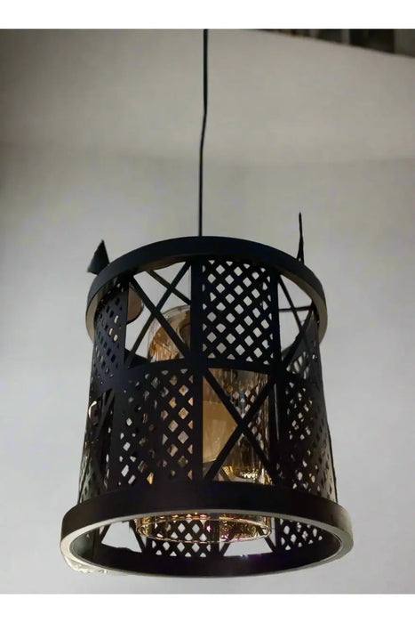 Black Metal Pendant Light murukali.com