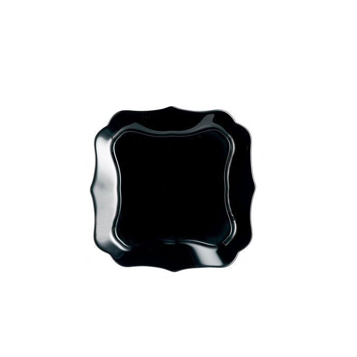 Black Square Elegante Line Plate /pc murukali.com