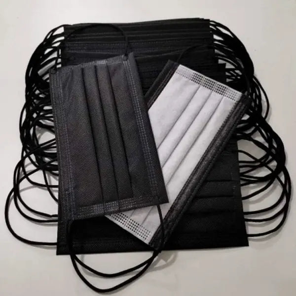 Black& White Disposable Face Mask murukali.com