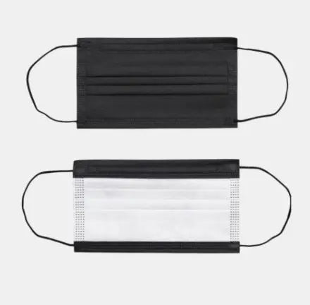 Black& White Disposable Face Mask murukali.com