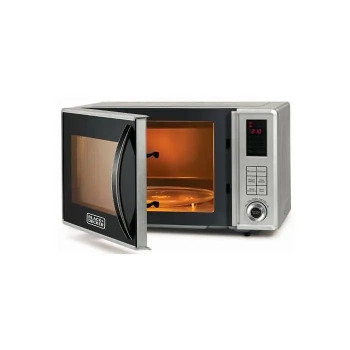 Black & Decker MWO Grill Silver – 23L Murukali.com