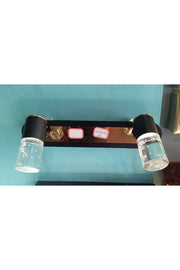 Black and rose gold wall-mounted light fixture Murukali.com
