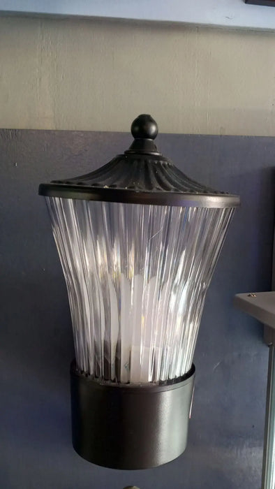 Black outdoor wall-mounted lamp Murukali.com