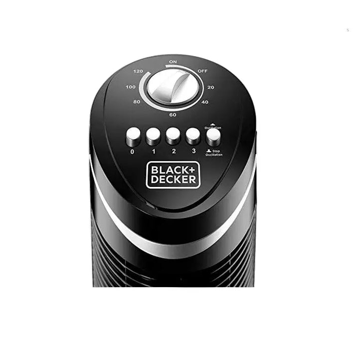 Black+Decker Tower Fan With Timer 50watt Tropical Motor Murukali.com
