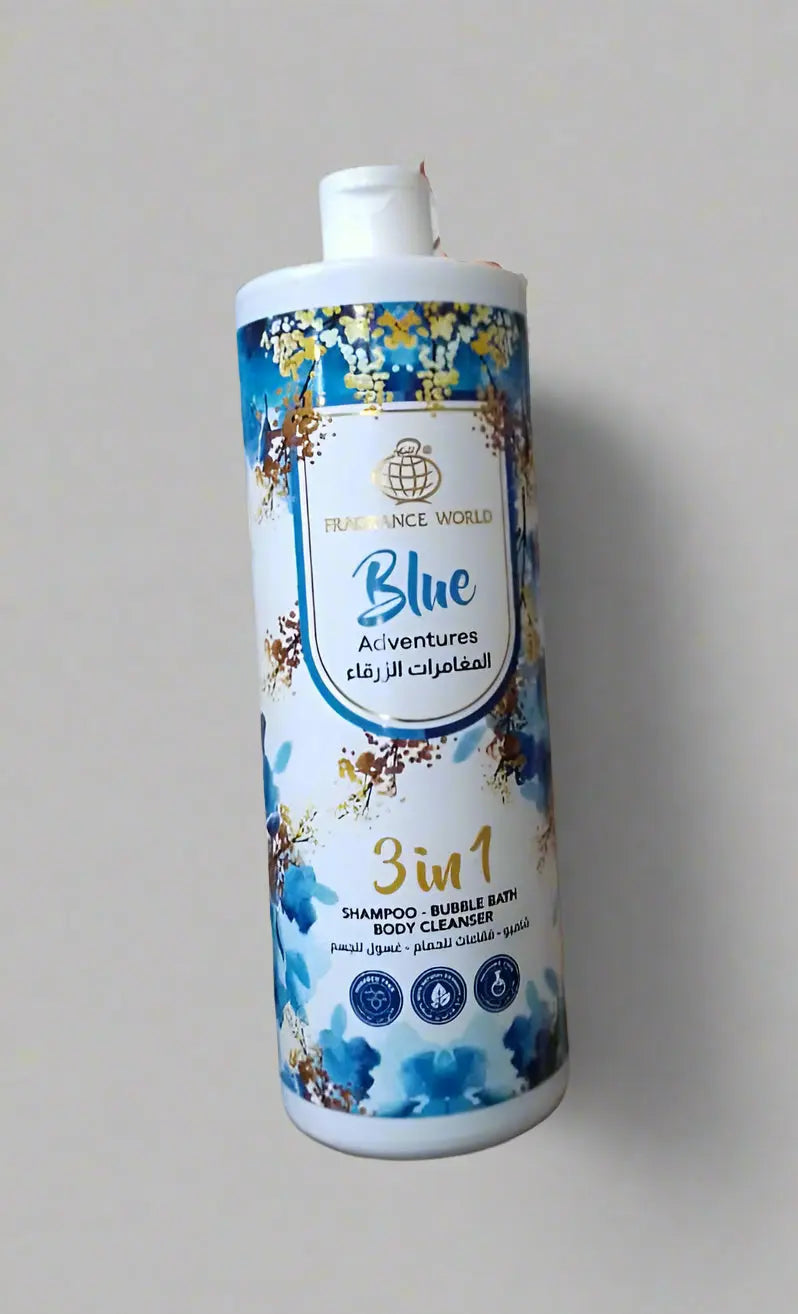 Blue Adventures 3 in 1 Shampoo Bubble Bath Body Cleanser 1L    It's designed to function as a shampoo, bubble bath, and body wash all in one. Murukali.com
