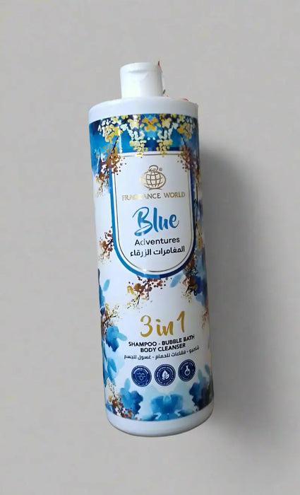 Blue Adventures 3 in 1 Shampoo Bubble Bath Body Cleanser 1L    It's designed to function as a shampoo, bubble bath, and body wash all in one. Murukali.com