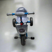 Blue Captain America Kids' Tricycle with Basket Murukali.com