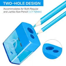 Blue Deli Pencil 2 Holes Sharpener Murukali.com