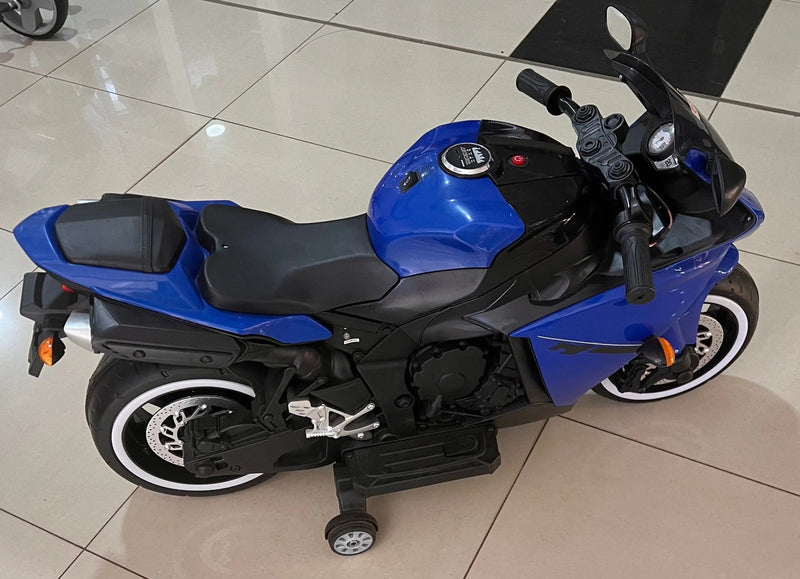 Blue Electric Motorcycle Ride-On Toy for Kids Murukali.com