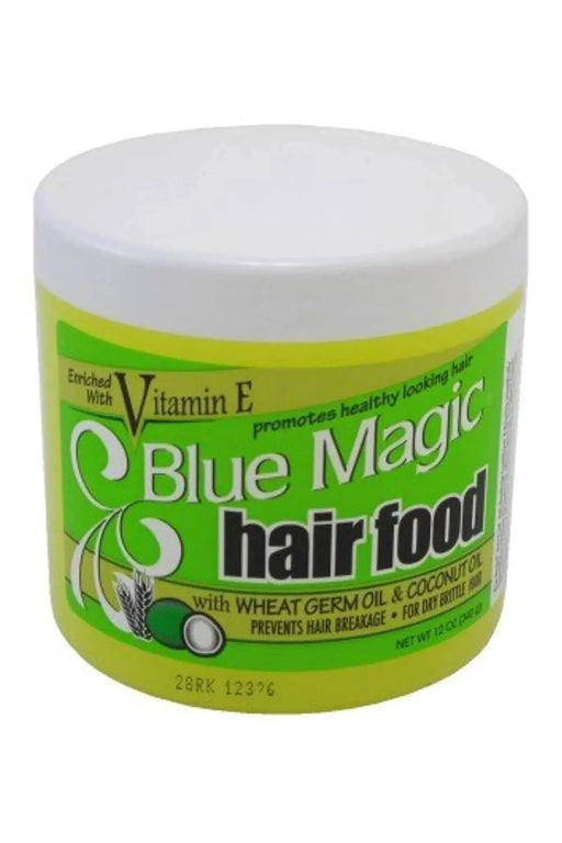 Blue Magic Hair Food With Wheat Germ Oil and Coconut Oil, Enriched With Vitamin E, 12 oz, 2 Pack Murukali.com