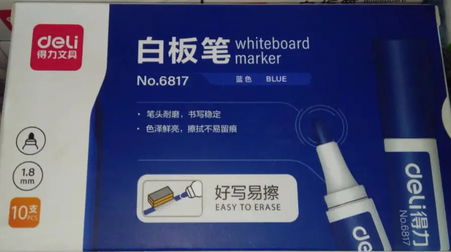 Blue Whiteboard Marker/ 10pieces Murukali.com