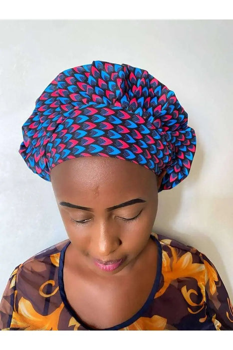 Blue and Black bonnet murukali.com