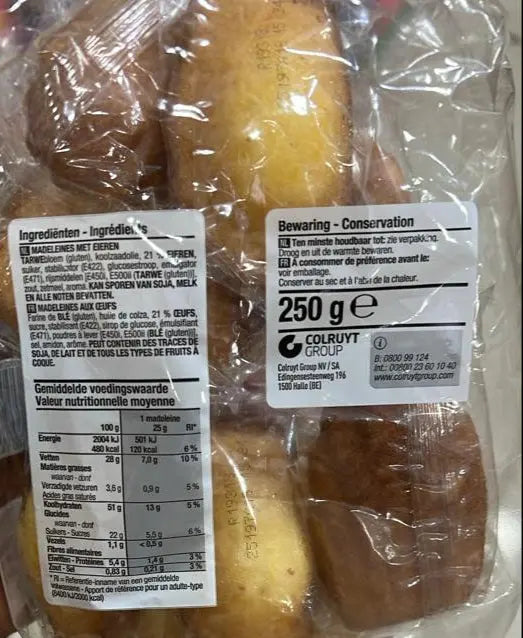 Boni Madeleines – With Eggs 10pcs Murukali.com