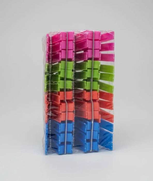 Boni Plastic Clothespins – 60-Pack Assorted Colors