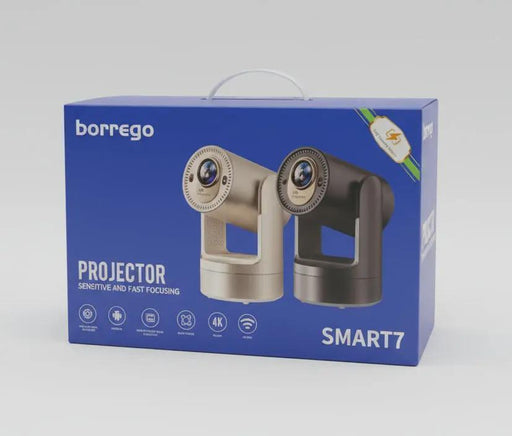 Borrego SMART7 4K Projector – Sensitive and Fast Focusing Murukali.com