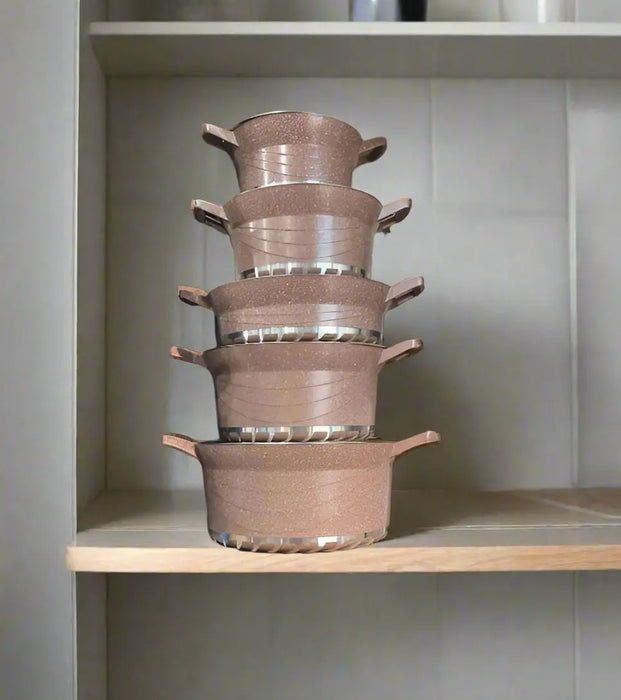 Bosch 5-Piece Granite Non-Stick Cookware Set Murukali.com