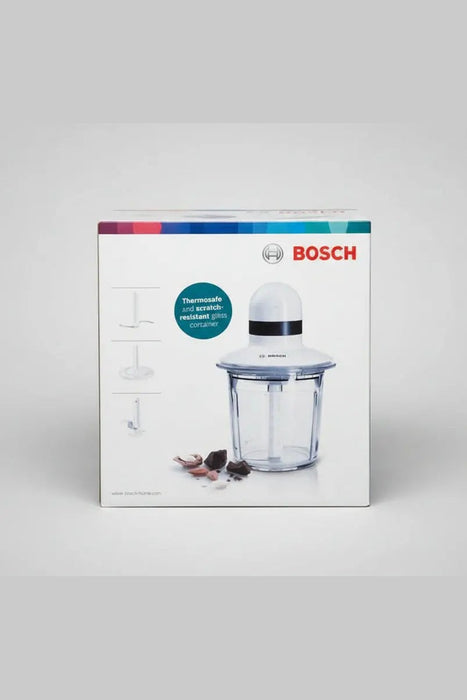 Bosch MMR15A1 Mini Food Chopper – 550W Compact Food Processor with 1.5L Glass Bowl