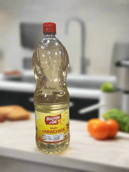 Bouton d’Or Huile d’Arachide Peanut Oil 1L Murukali.com