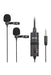 Boya BY-M1DM Dual Omni-directional Lavalier Mic murukali.com