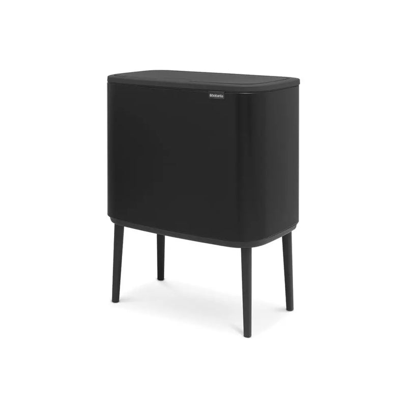 Brabantia Bo Touch Bin 36 litre Plastic Bucket Matt Black Murukali.com