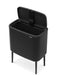 Brabantia Bo Touch Bin 36 litre Plastic Bucket Matt Black Murukali.com
