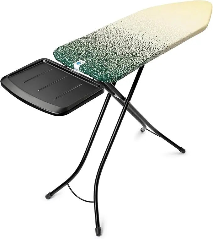 Brabantia Ironing Board B – 124x45 cm Solid Steam Holder Black Frame New Dawn Cover Murukali.com