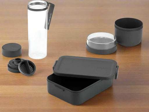 Brabantia Make & Take 3-Piece Breakfast & Lunch Set – Dark Grey Murukali.com