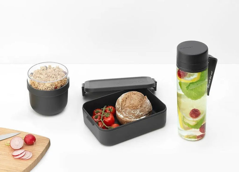 Brabantia Make & Take 3-Piece Breakfast & Lunch Set – Dark Grey Murukali.com