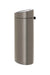 Brabantia Touch Bin New Plastic Bucket Platinum 30L Murukali.com