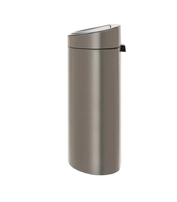Brabantia Touch Bin New Plastic Bucket Platinum 30L Murukali.com