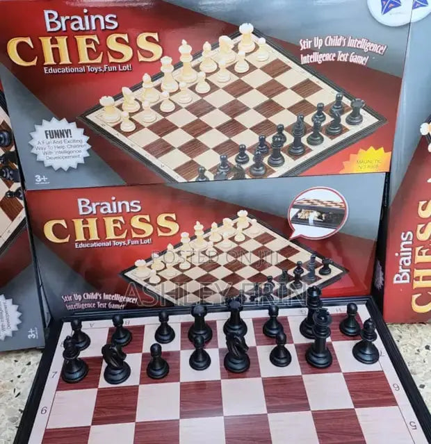 Brains Chess Set – Educational Board Game Murukali.com