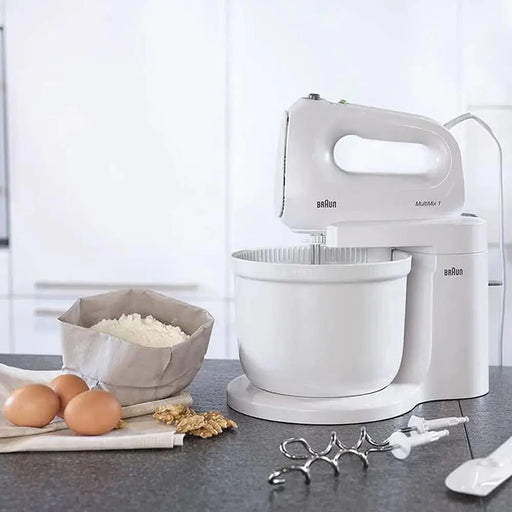 Braun MultiMix 1 Hand Mixer with Stand and Bowl Murukali.com