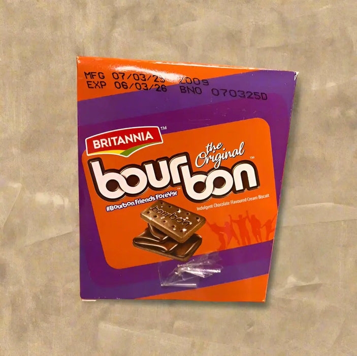 Britannia Bourbon the Original Chocolate Flavoured Cream Biscuits 200g Murukali.com