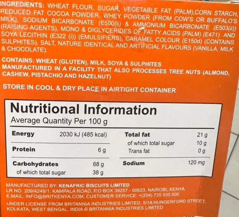 Britannia Bourbon the Original Chocolate Flavoured Cream Biscuits 200g Murukali.com
